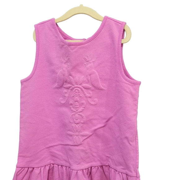 Janie and Jack girls summer purple lavender bow tank dress Mermaidcore Size 12 - Picture 3 of 8